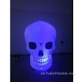 Calavera inflable de Halloween para decoraciones